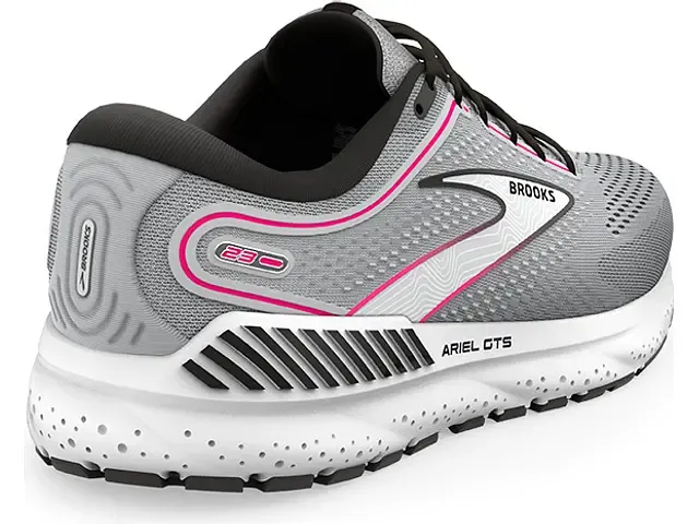 Brooks womens Ariel GTS 23 #1203901B078 grey/black/ pink