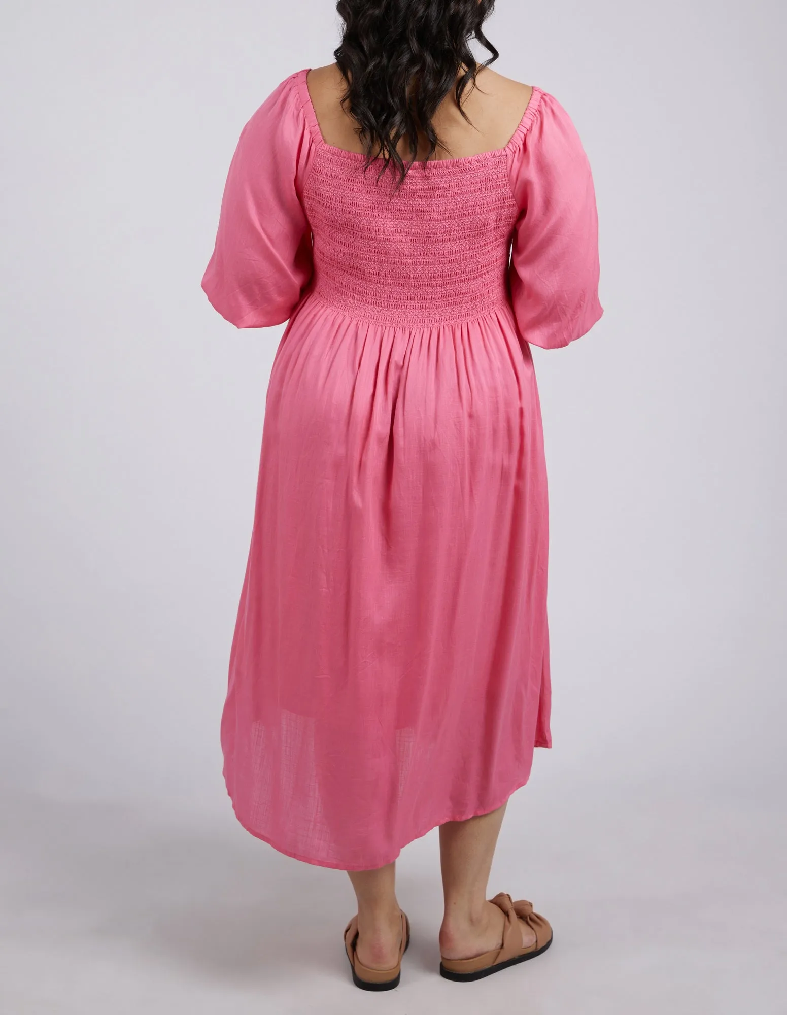 Dusk Midi Dress - Pink Lemonade