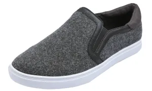 Feversole Women's Casual Slip On Sneaker Comfort Cozy Winter Warm Loafer Low Top Faux Dark Grey Woolen Feversole Women's Casual Slip On Sneaker Comfort Cozy Winter Warm Loafer Low Top Faux Dark Grey Woolen
