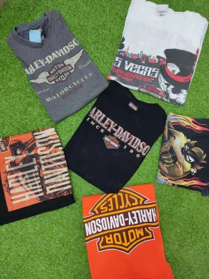 Harley Devidson T-Shirts 06 Pcs - OVR002