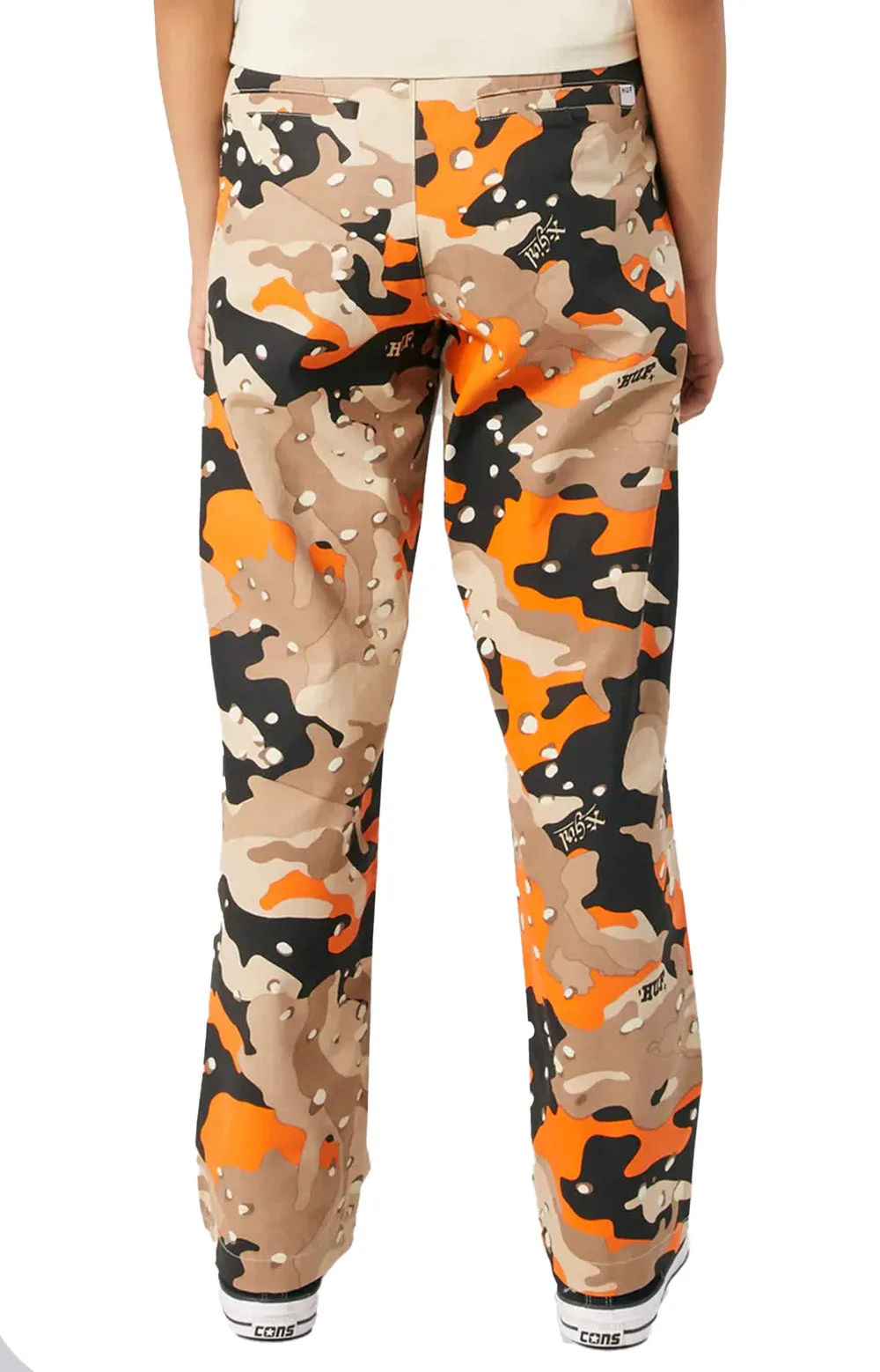 HUF x X-Girl Camo Skate Pants for Women
