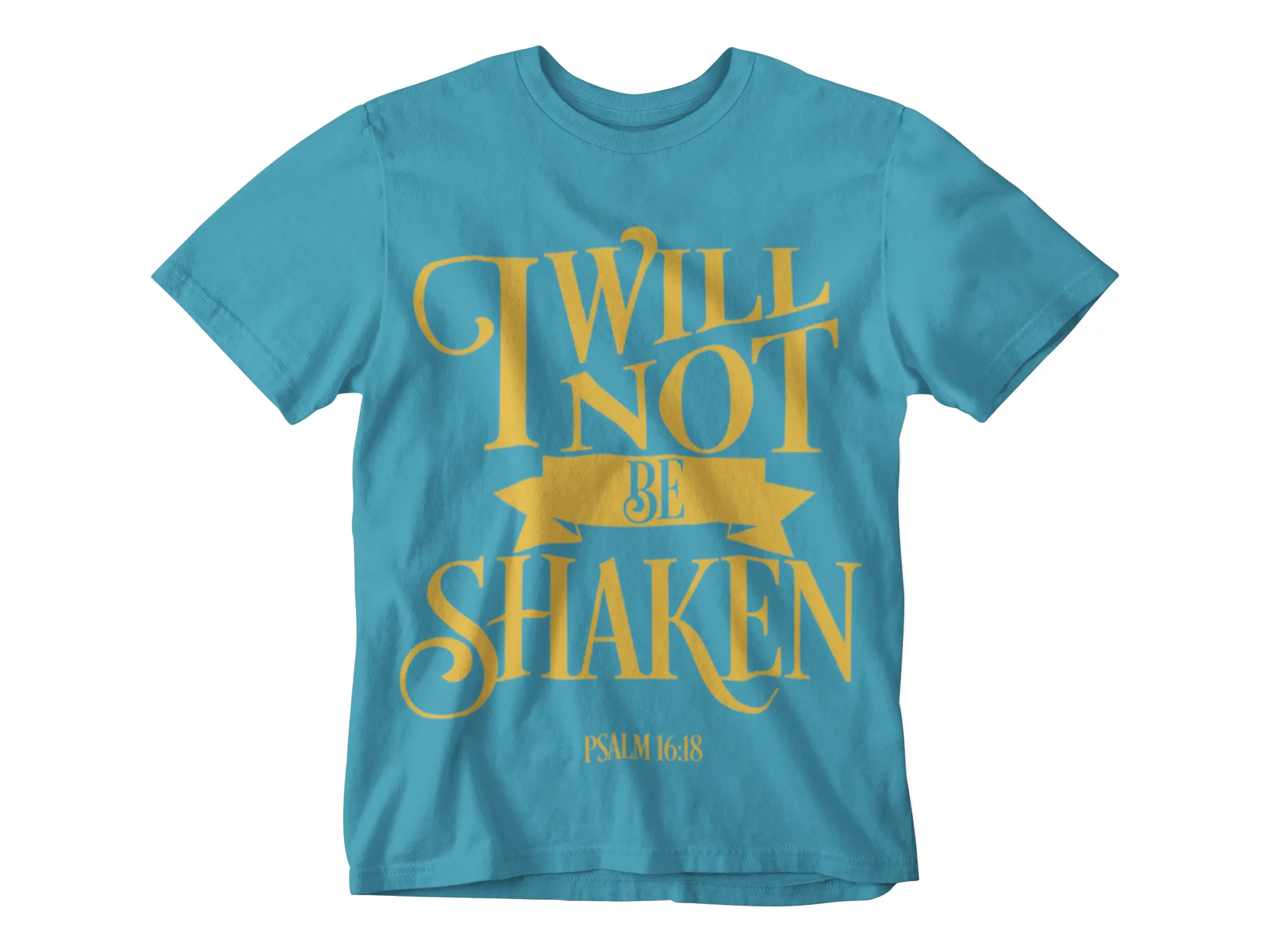 I Will Not Be Shaken Ladies T-Shirt