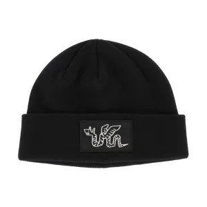 KROOKED NO MONSTER BEANIE - BLACK
