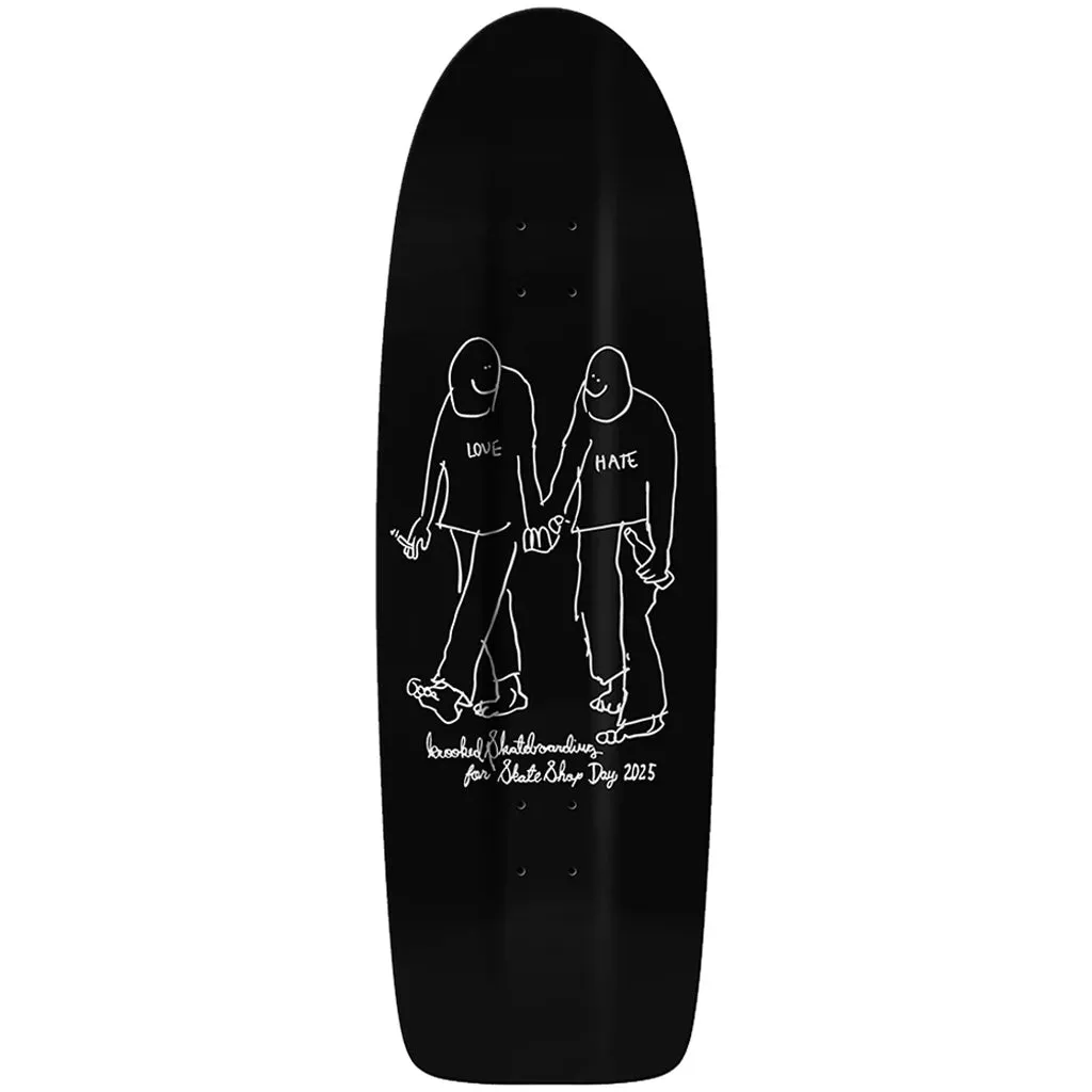 KROOKED SKATE SHOP DAY 2025 BEAMER LOVE (BLACK)