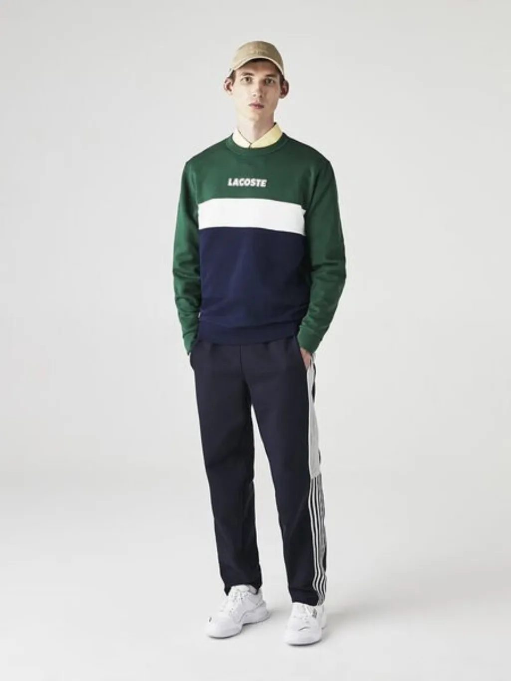 Lacoste Lifestyle Colour Block Sweatshirt