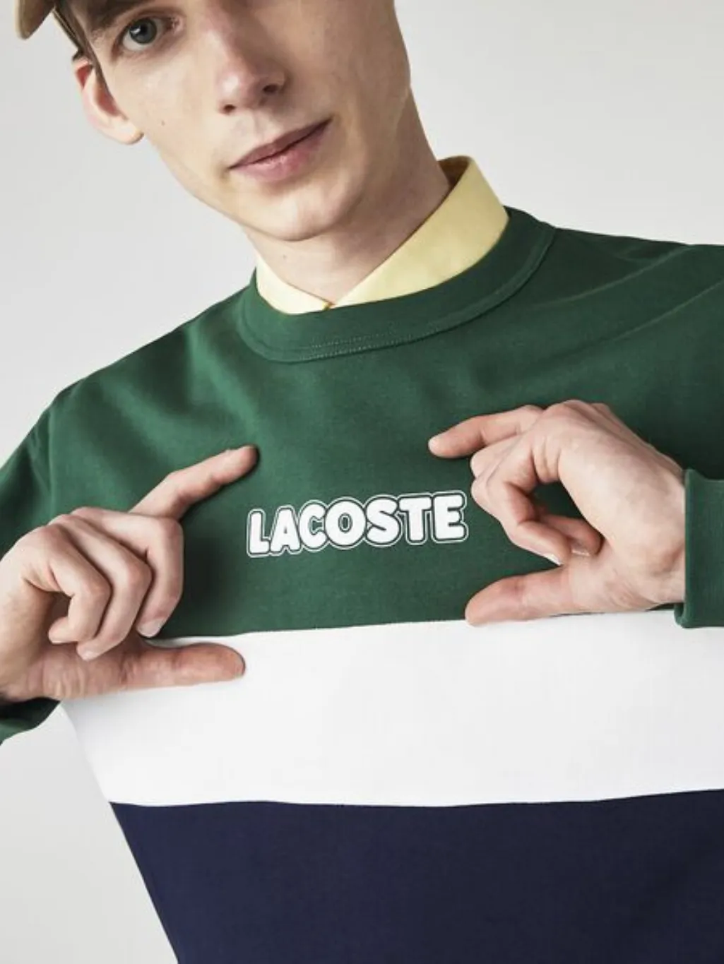 Lacoste Lifestyle Colour Block Sweatshirt