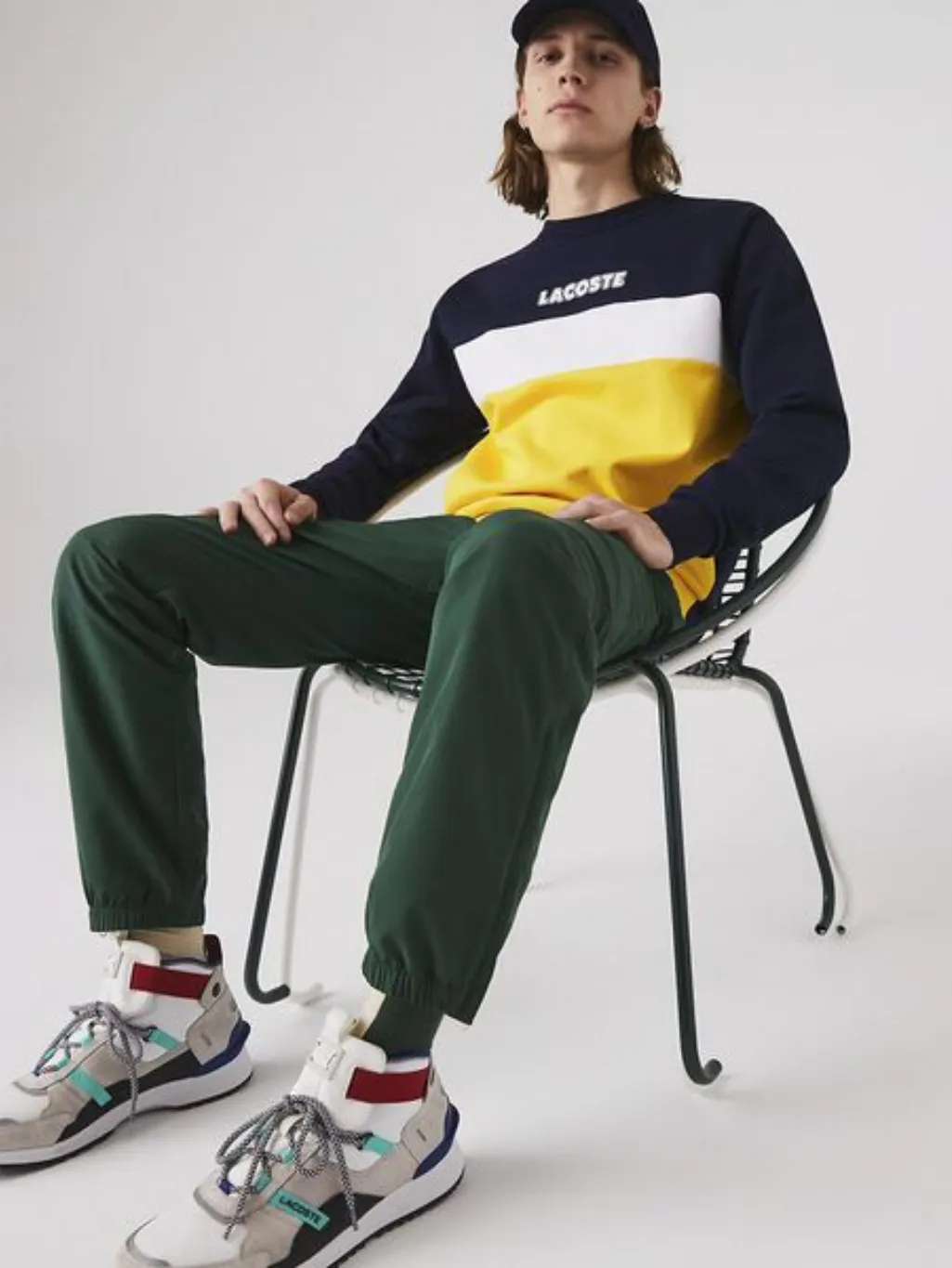 Lacoste Lifestyle Colour Block Sweatshirt