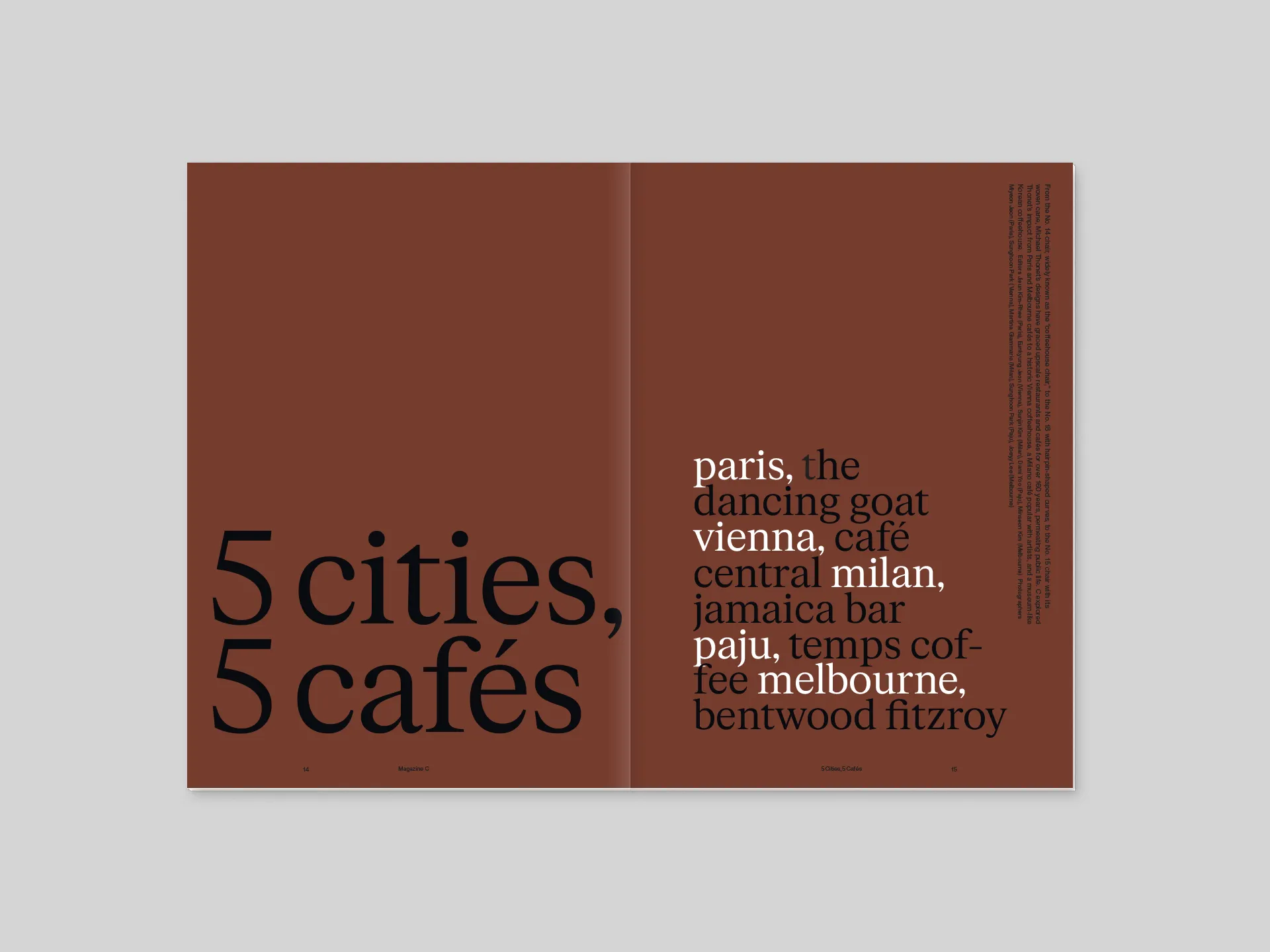 Magazine C: Issue 02 No. 14 Chair