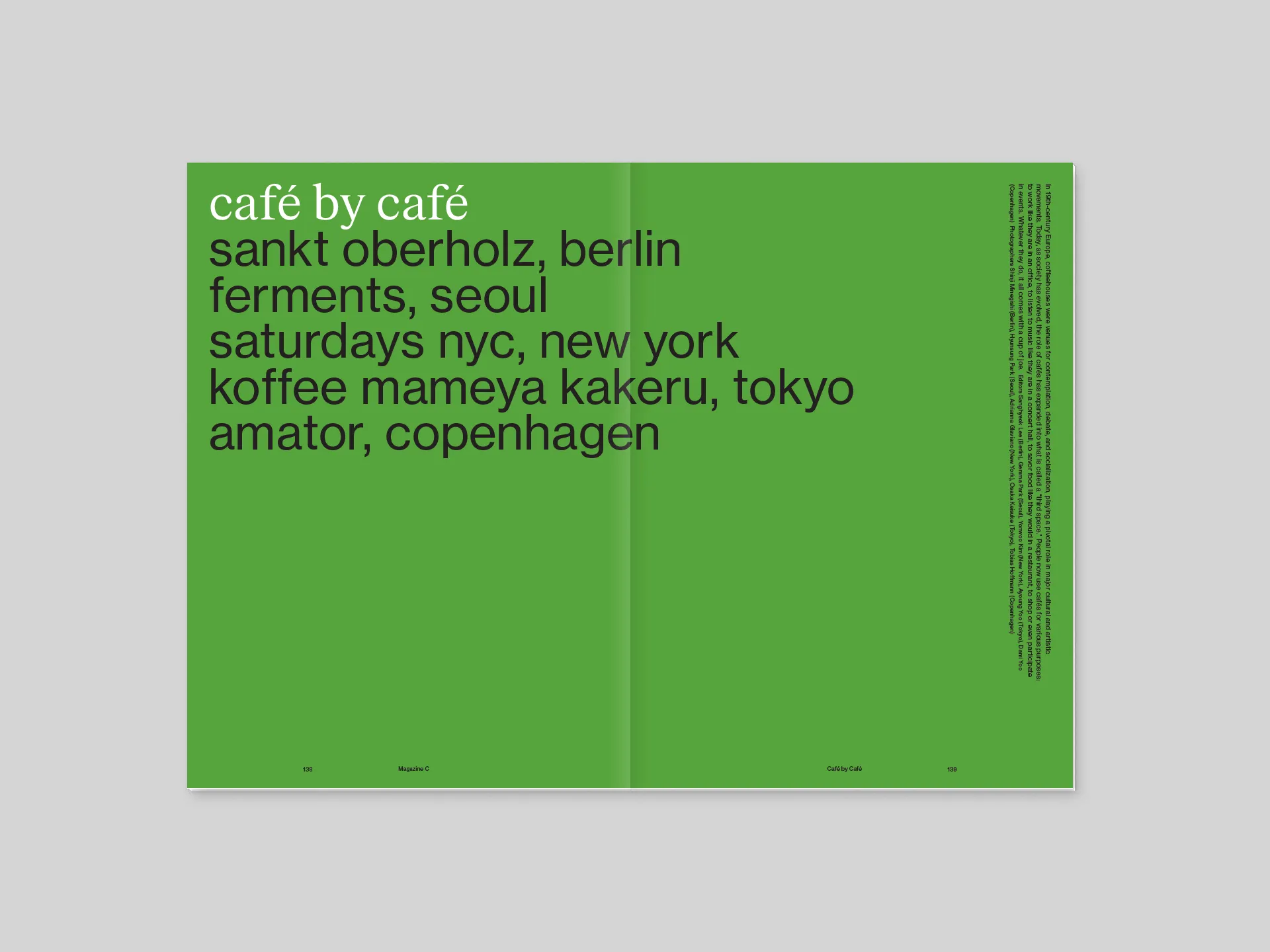 Magazine C: Issue 02 No. 14 Chair