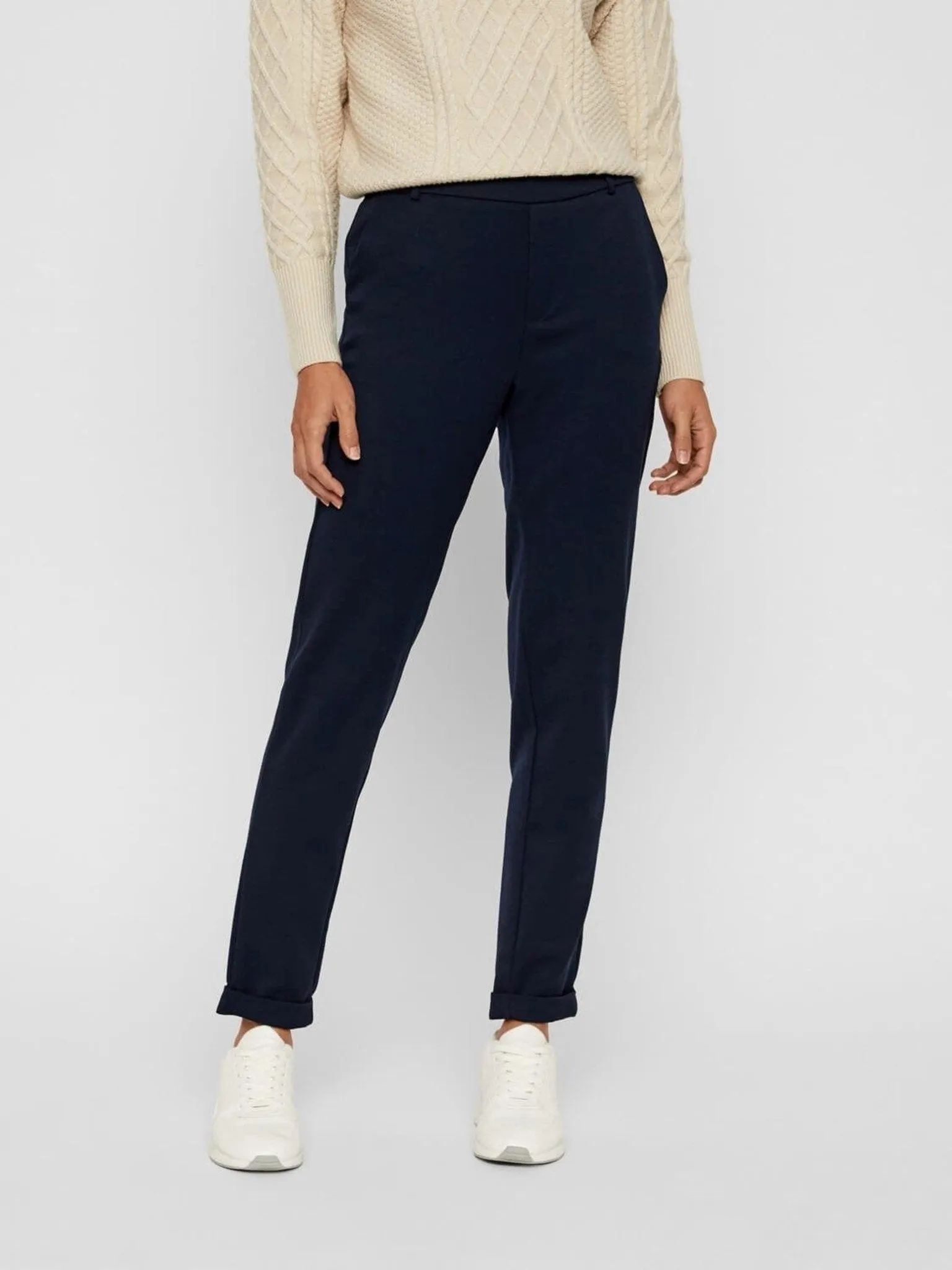 Maya Trousers (wide model) - Navy