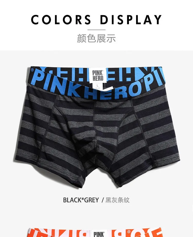 Men's Stripe Fashion Male Underpants boxer mens underwear boxers boxershorts Trunks