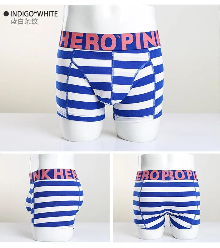 Men's Stripe Fashion Male Underpants boxer mens underwear boxers boxershorts Trunks
