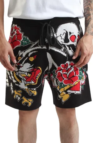 Panther Knit Shorts