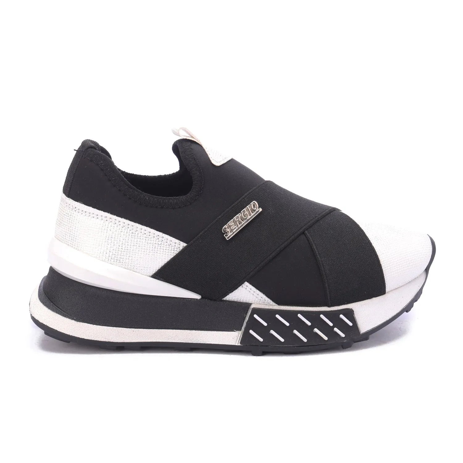 SERGIO Slip-On Sneakers-White
