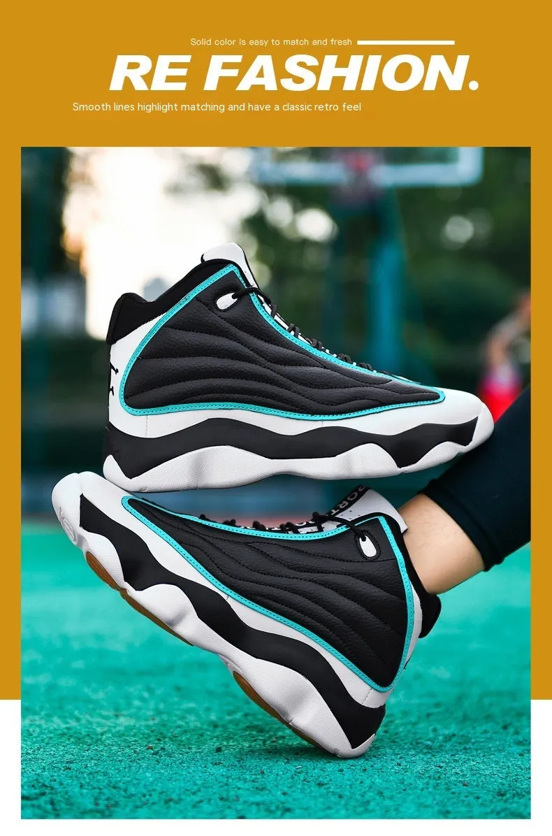 Sportliche Herren High-Top Atmungsaktive Basketballschuhe fr den Sommer