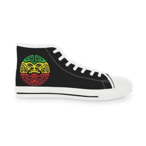 Tribal Reggae Men's High Top Sneakers